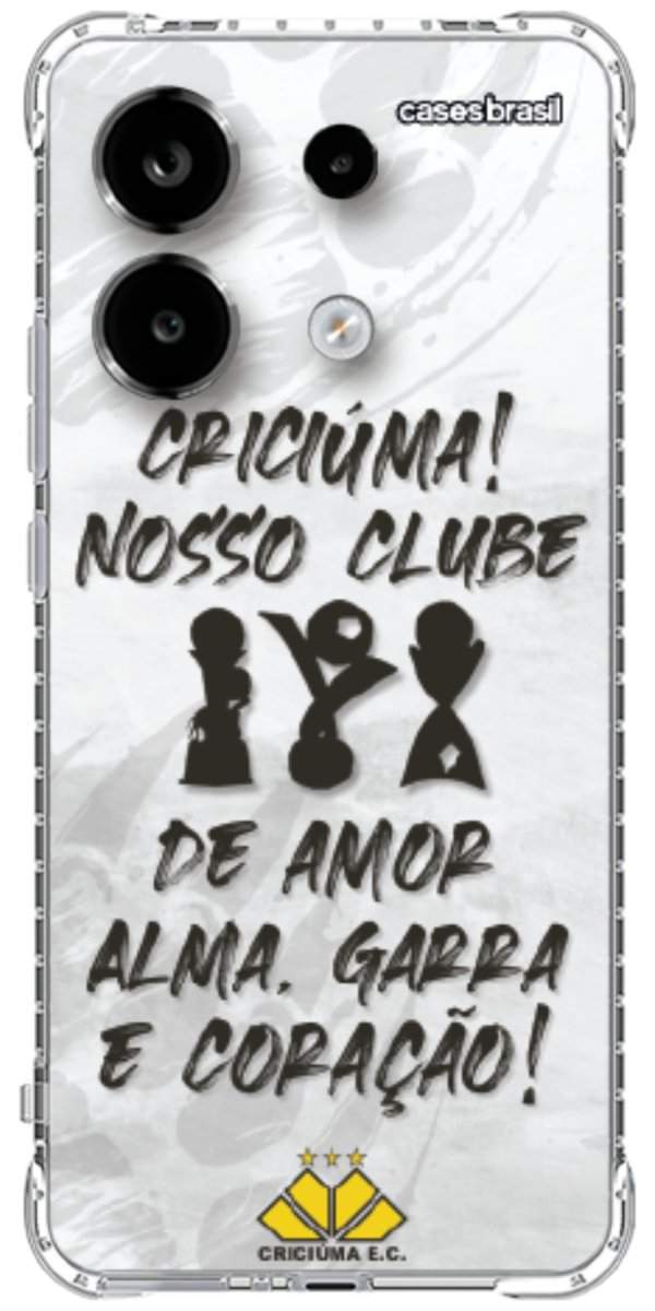 Capinha para Celular Crciúma Estampa Oficial 09