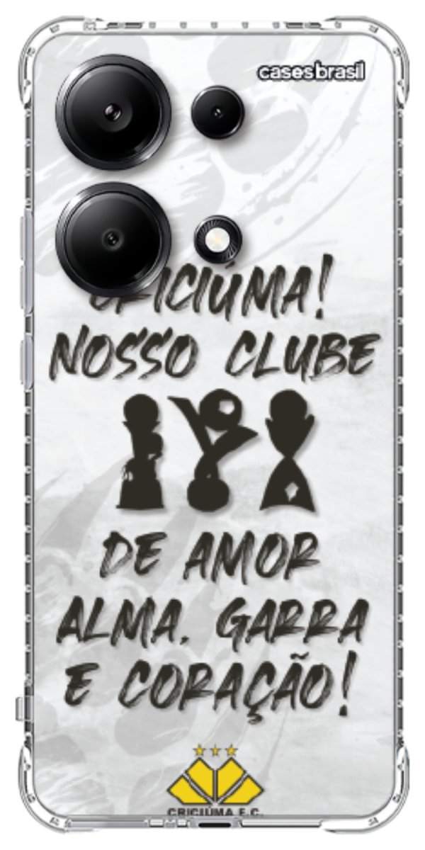 Capinha para Celular Crciúma Estampa Oficial 09