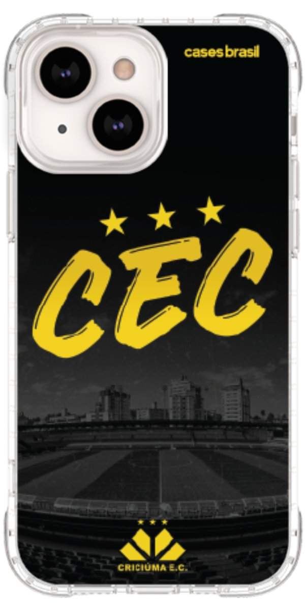 Capinha para Celular Criciúma Estampa Oficial 10