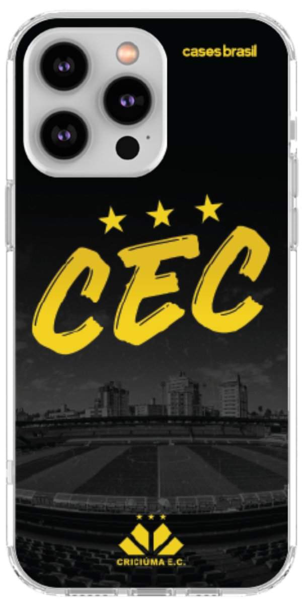 Capinha para Celular Criciúma Estampa Oficial 10