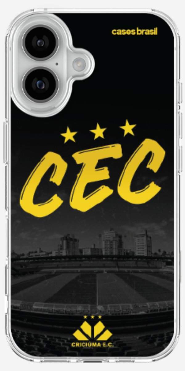 Capinha para Celular Criciúma Estampa Oficial 10