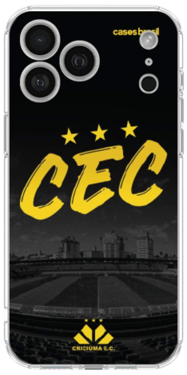Capinha para Celular Criciúma Estampa Oficial 10