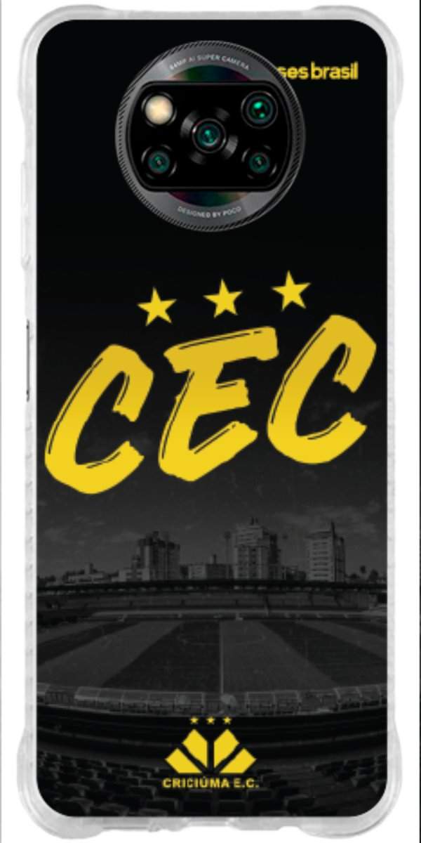 Capinha para Celular Criciúma Estampa Oficial 10