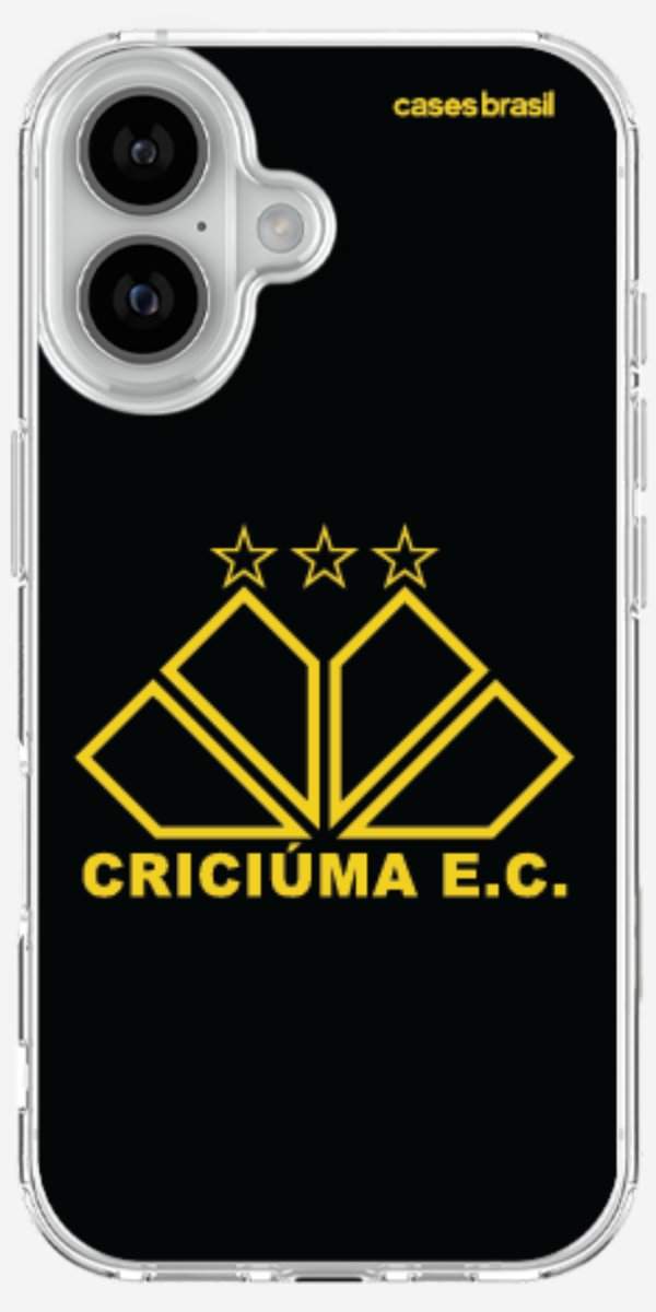 Capinha para celular Criciúma Estampa Oficial 12