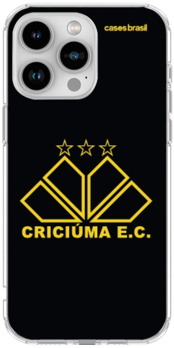 Capinha para celular Criciúma Estampa Oficial 12