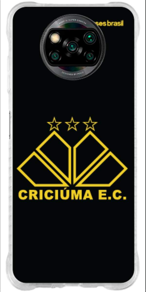 Capinha para celular Criciúma Estampa Oficial 12