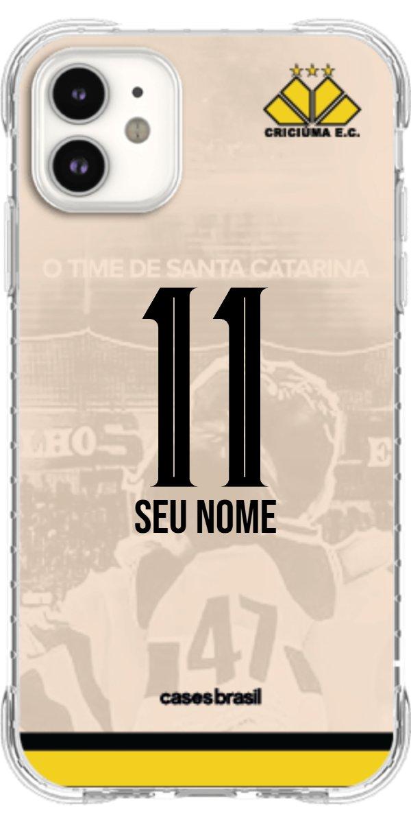 Capinha para celular Criciúma Estampa Oficial 13
