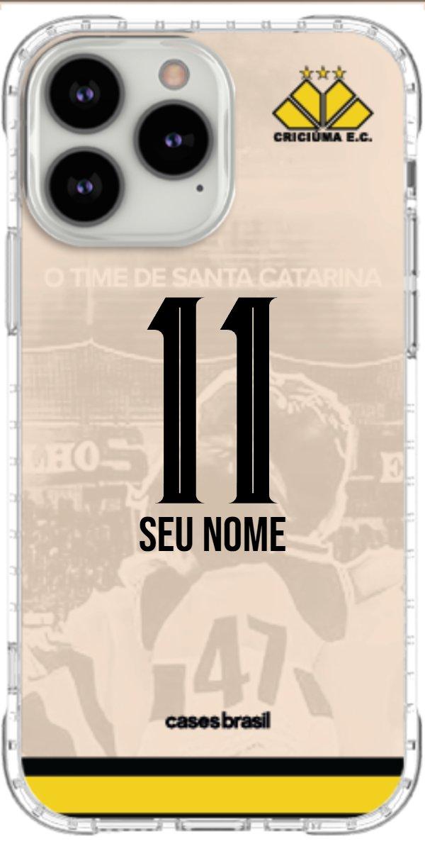 Capinha para celular Criciúma Estampa Oficial 13