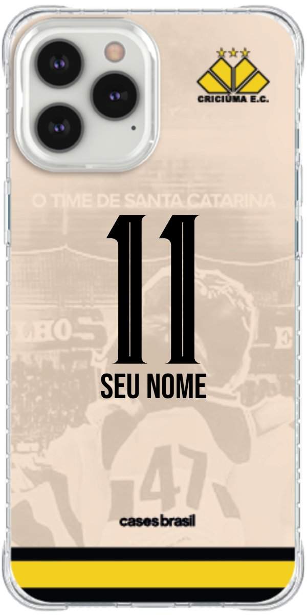 Capinha para celular Criciúma Estampa Oficial 13