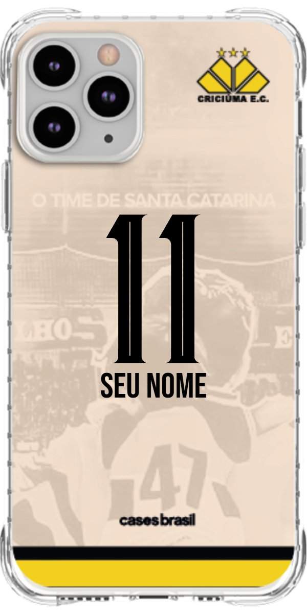 Capinha para celular Criciúma Estampa Oficial 13