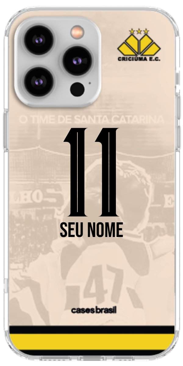 Capinha para celular Criciúma Estampa Oficial 13