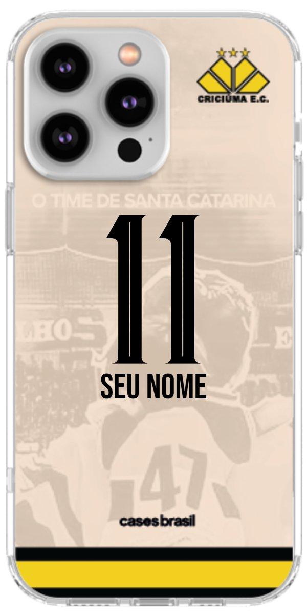 Capinha para celular Criciúma Estampa Oficial 13