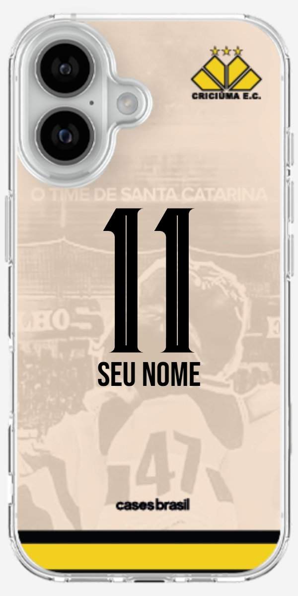 Capinha para celular Criciúma Estampa Oficial 13
