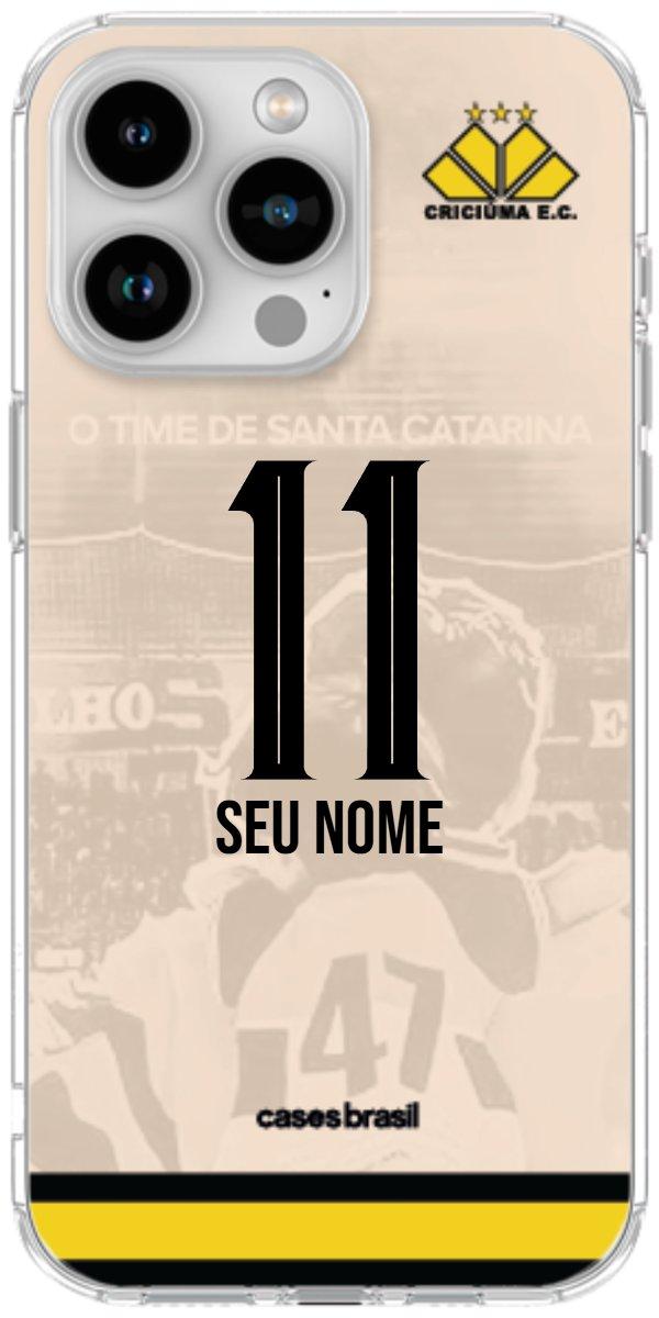 Capinha para celular Criciúma Estampa Oficial 13