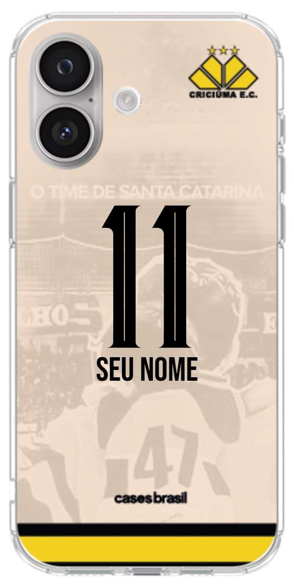 Capinha para celular Criciúma Estampa Oficial 13