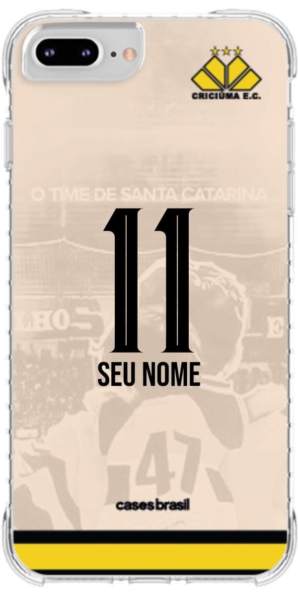 Capinha para celular Criciúma Estampa Oficial 13