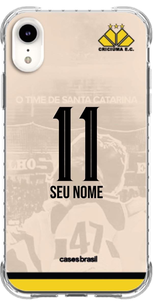 Capinha para celular Criciúma Estampa Oficial 13