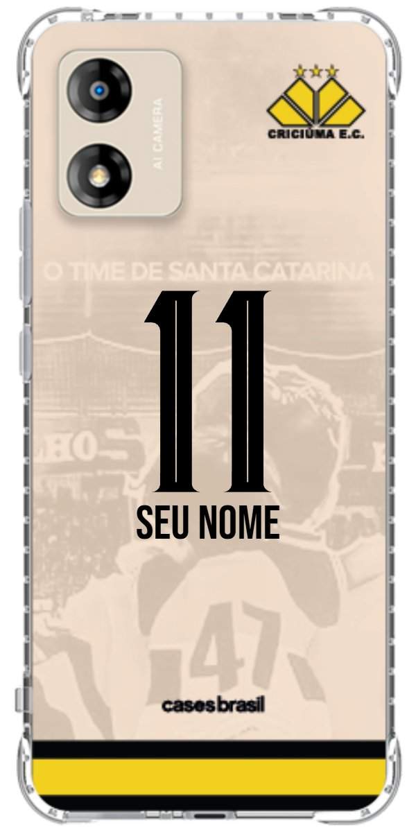 Capinha para celular Criciúma Estampa Oficial 13