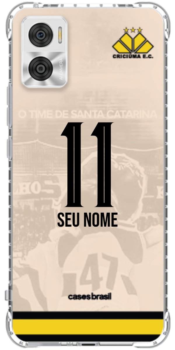 Capinha para celular Criciúma Estampa Oficial 13