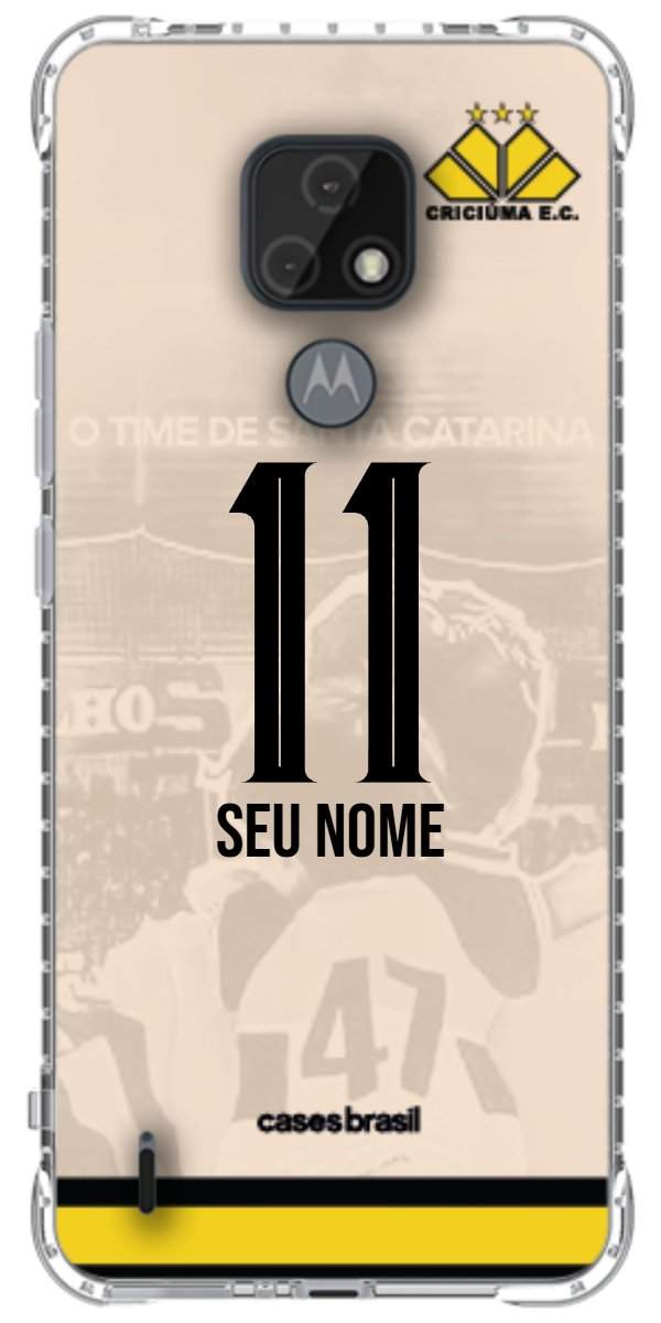 Capinha para celular Criciúma Estampa Oficial 13