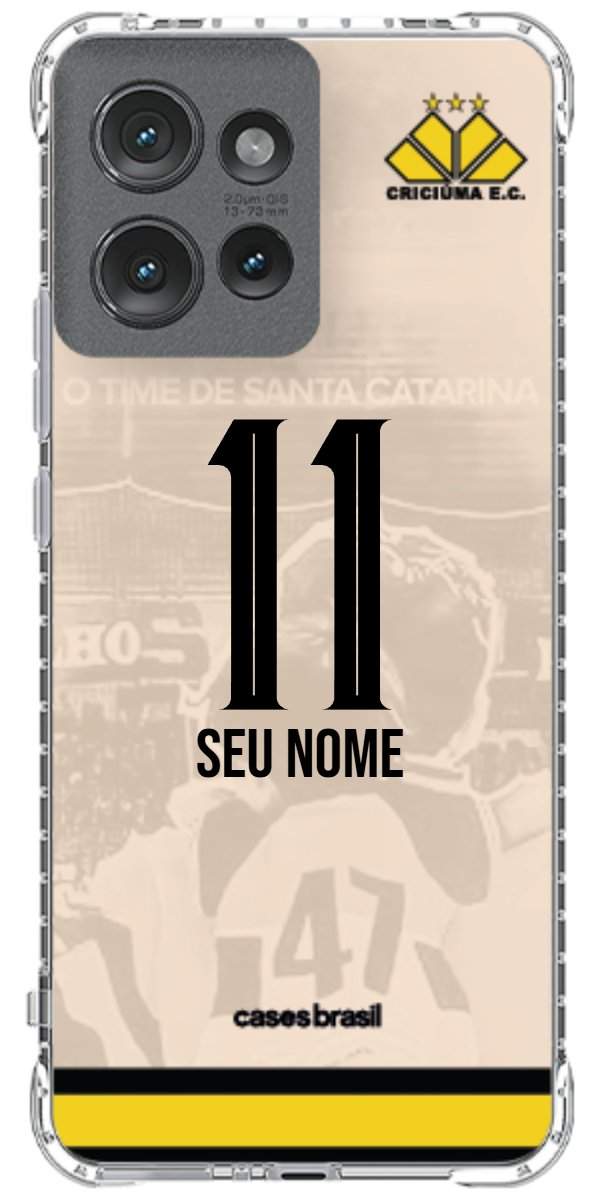 Capinha para celular Criciúma Estampa Oficial 13