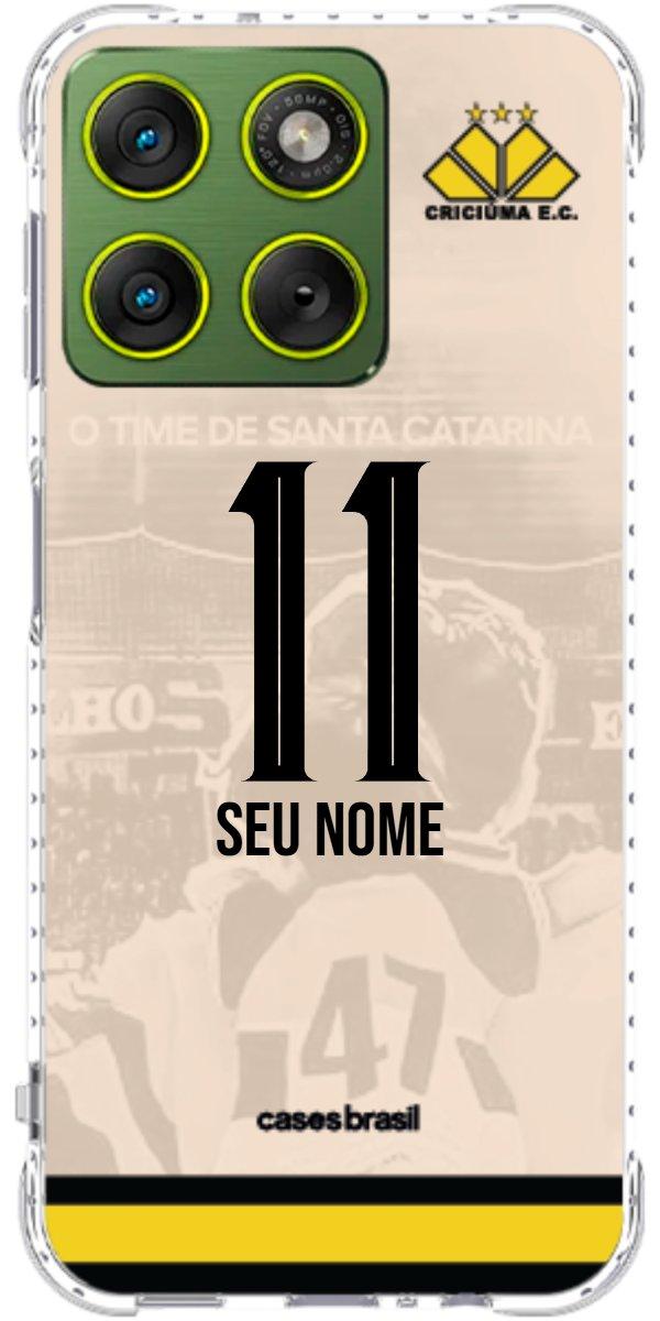 Capinha para celular Criciúma Estampa Oficial 13