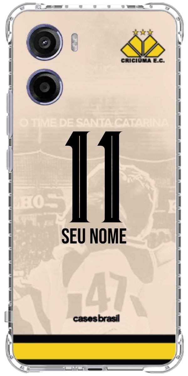 Capinha para celular Criciúma Estampa Oficial 13
