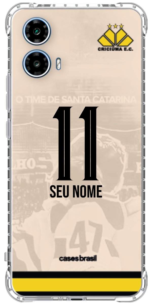 Capinha para celular Criciúma Estampa Oficial 13