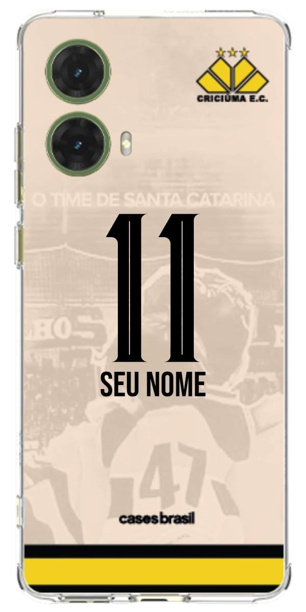 Capinha para celular Criciúma Estampa Oficial 13