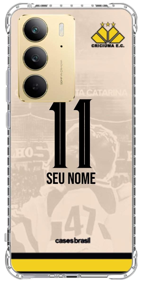 Capinha para celular Criciúma Estampa Oficial 13