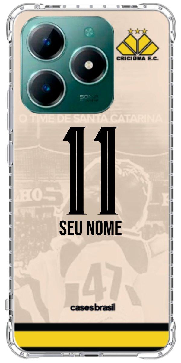 Capinha para celular Criciúma Estampa Oficial 13