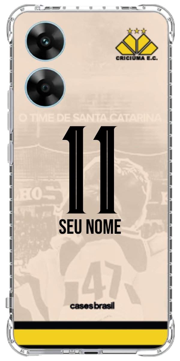 Capinha para celular Criciúma Estampa Oficial 13