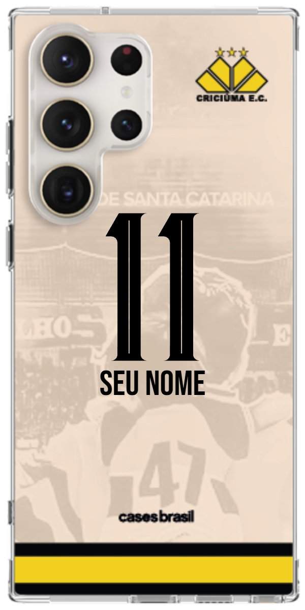 Capinha para celular Criciúma Estampa Oficial 13