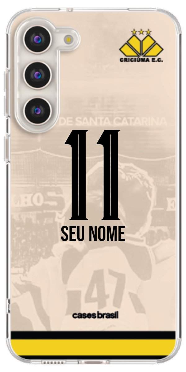 Capinha para celular Criciúma Estampa Oficial 13