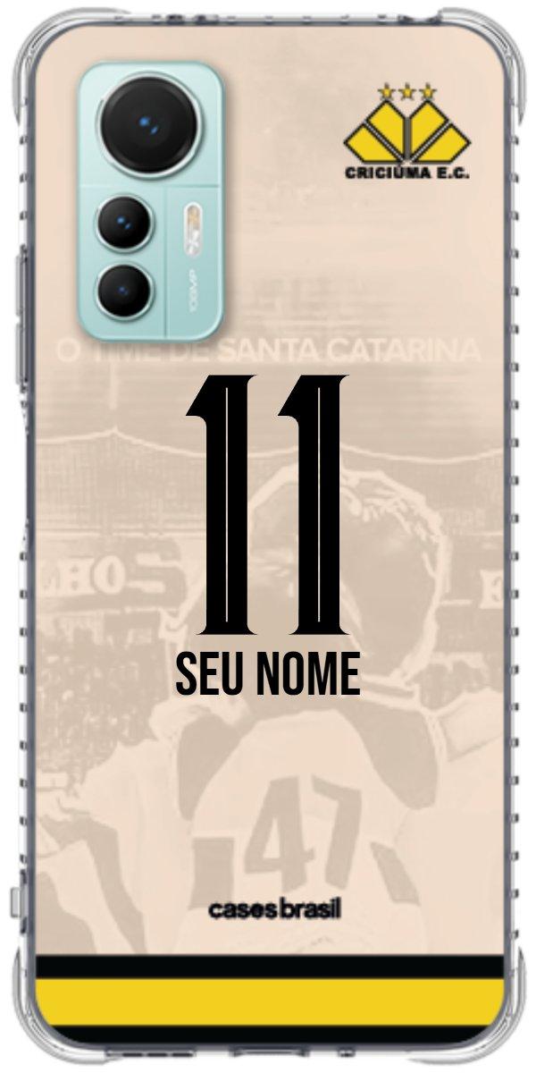 Capinha para celular Criciúma Estampa Oficial 13