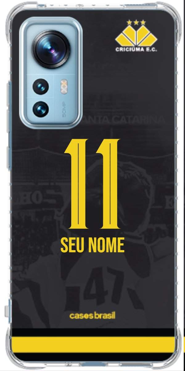 Capinha para celular Criciúma Estampa Oficial 14