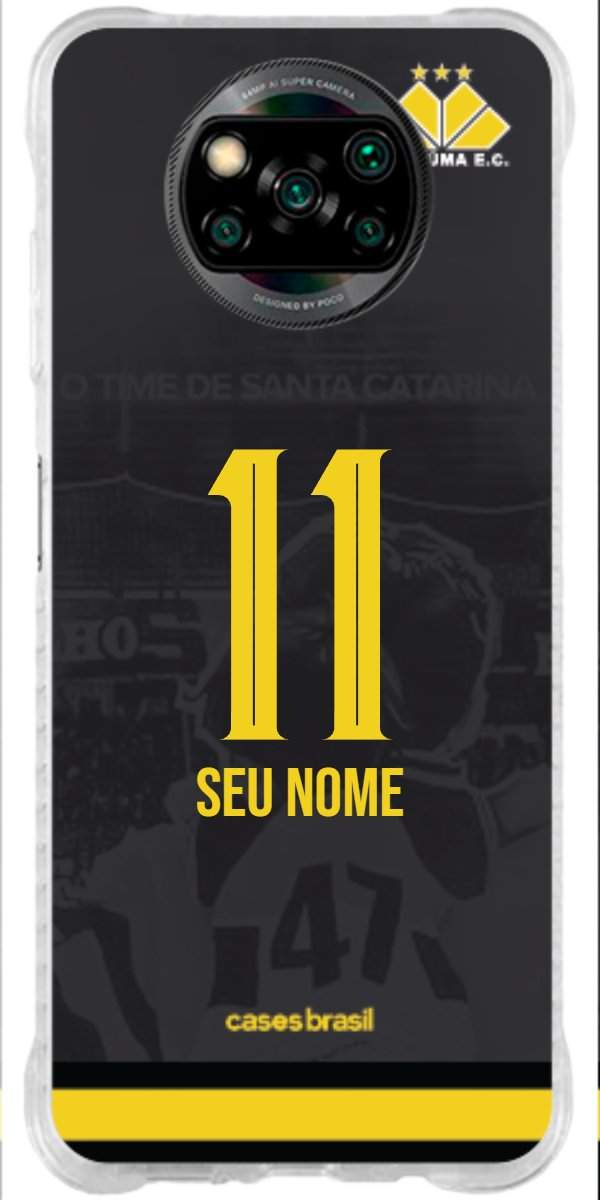 Capinha para celular Criciúma Estampa Oficial 14