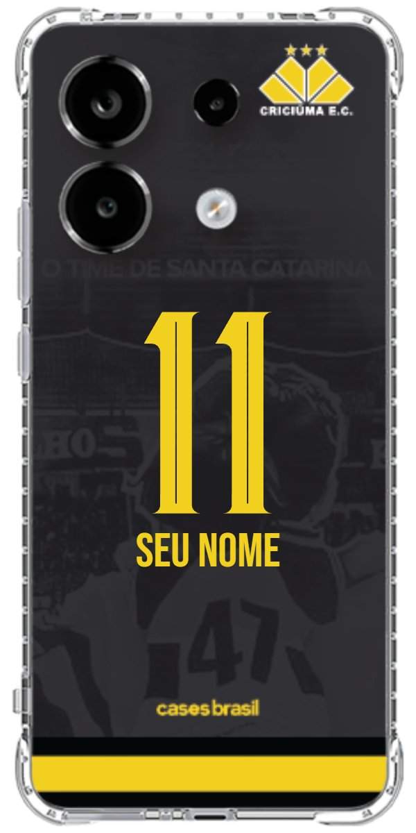 Capinha para celular Criciúma Estampa Oficial 14