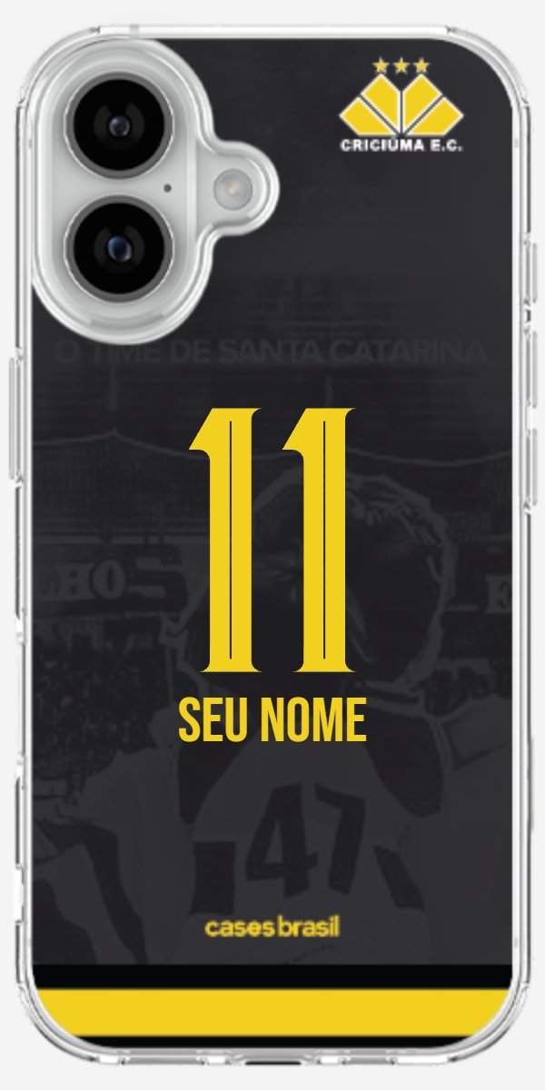 Capinha para celular Criciúma Estampa Oficial 14
