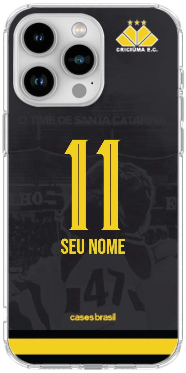 Capinha para celular Criciúma Estampa Oficial 14