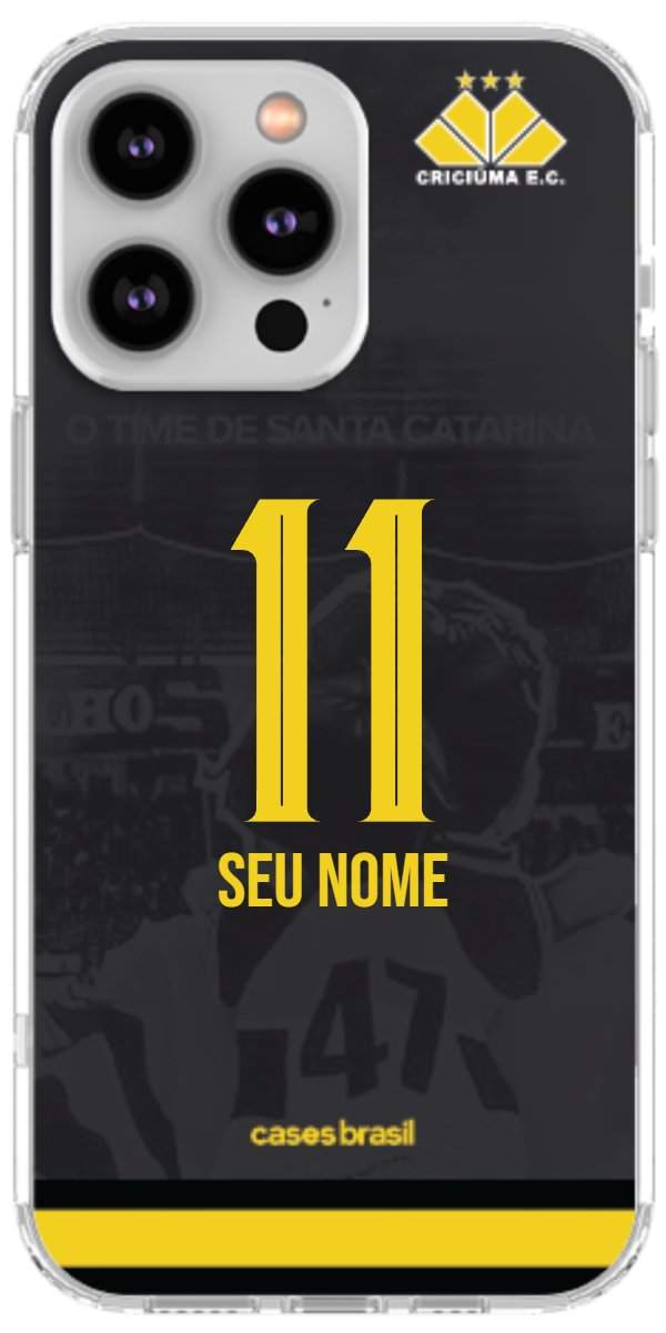 Capinha para celular Criciúma Estampa Oficial 14