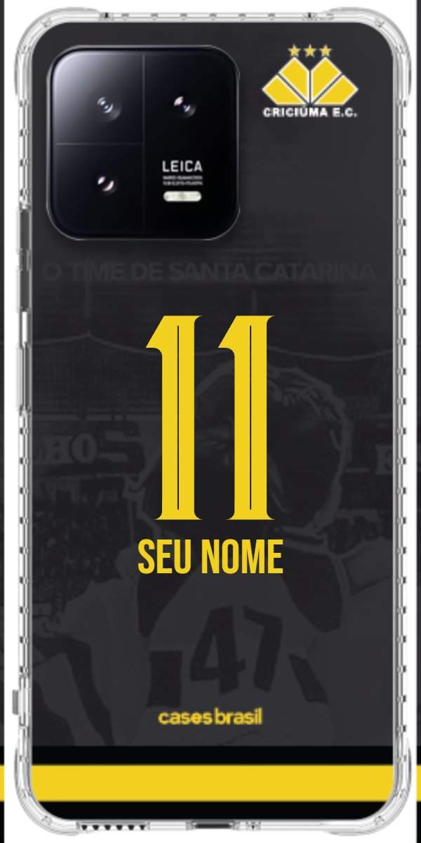 Capinha para celular Criciúma Estampa Oficial 14
