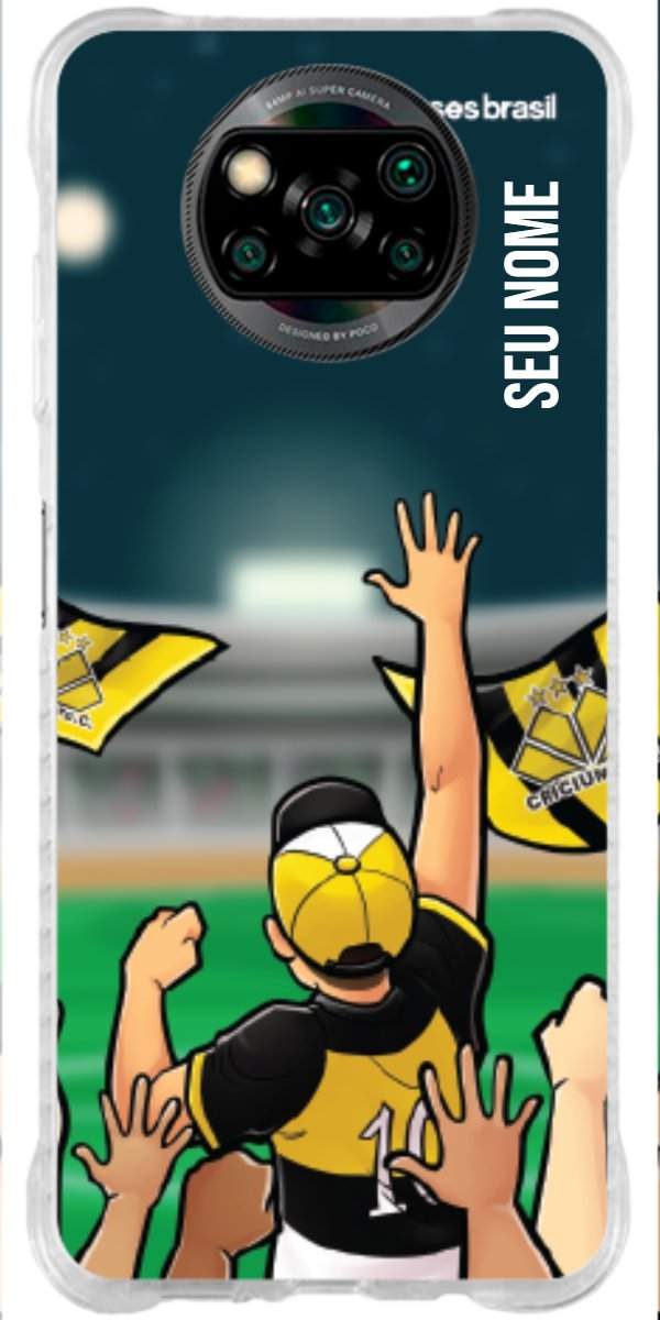 Capinha para celular Crciúma Torcedor Oficial 06