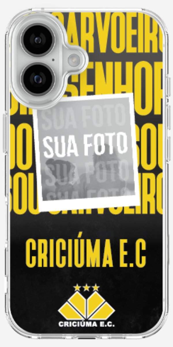 Capinha Criciúma E.C. Oficial — Estampa 17