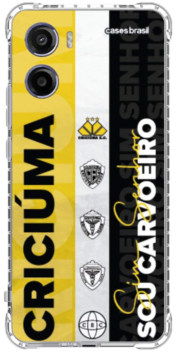 Capinha para Celular Crciúma Estampa Oficial 08
