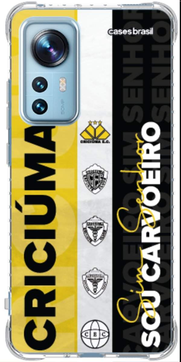 Capinha para Celular Crciúma Estampa Oficial 08