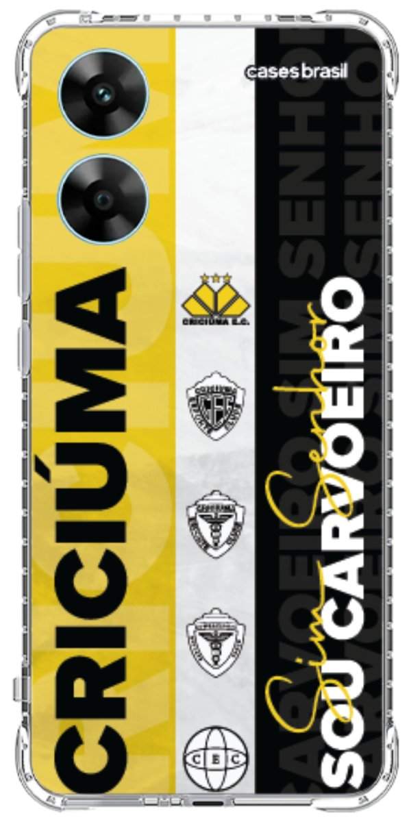 Capinha para Celular Crciúma Estampa Oficial 08