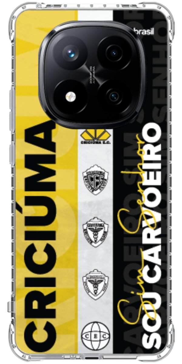 Capinha para Celular Crciúma Estampa Oficial 08