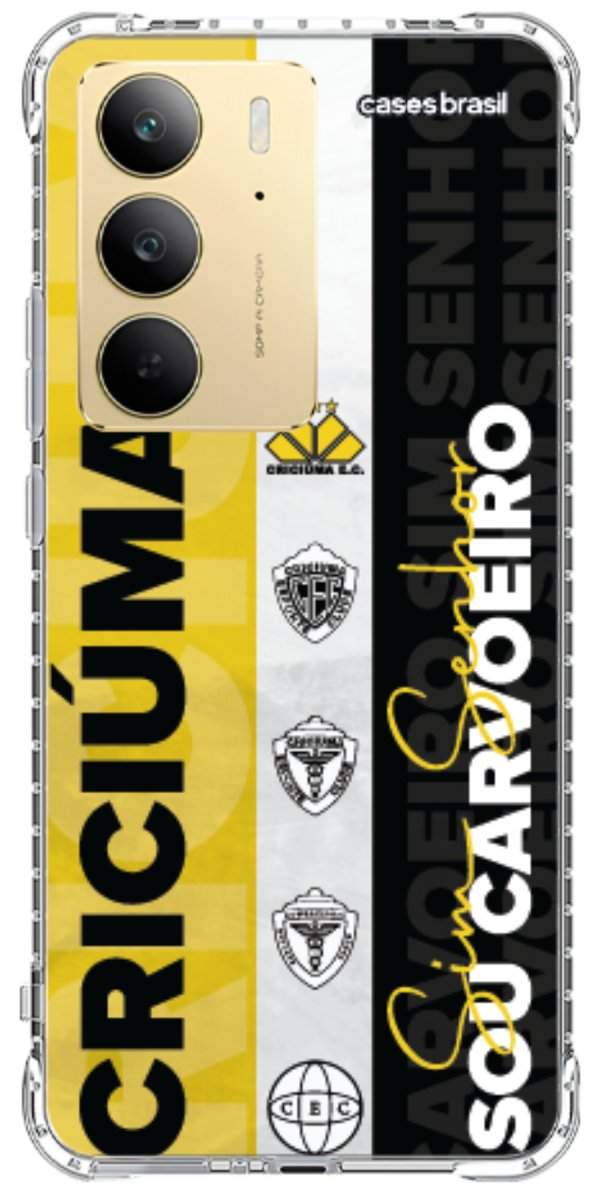 Capinha para Celular Crciúma Estampa Oficial 08