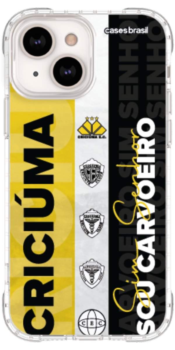 Capinha para Celular Crciúma Estampa Oficial 08